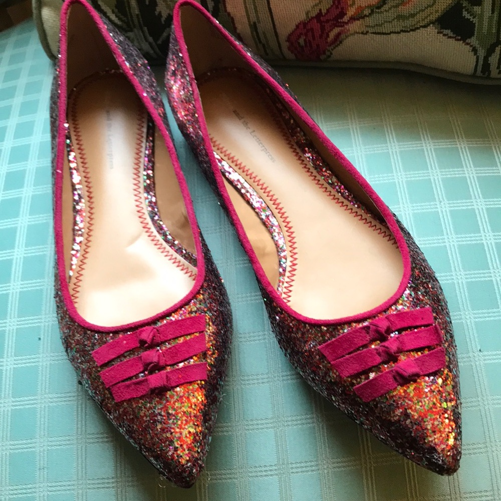 Glitter Flats Sz 8M